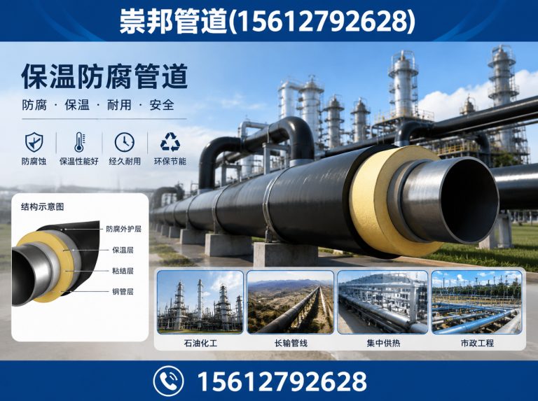 沧州聚氨酯保温钢管展示图